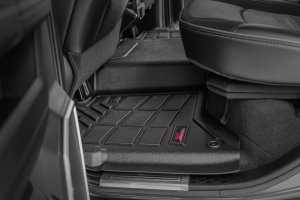 Ram 2500 Floor Mats - Front & Rear - Rough Country - Sure-Fit - '19-'24